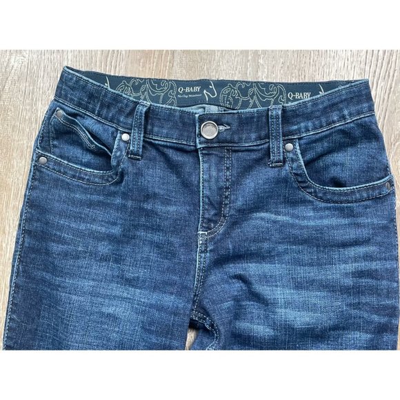 Wrangler Women's Jeans Dark Blue Size 5/6x30 Short Q-Baby - Only Worn Once - Picture 6 of 8